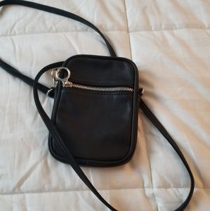 Black small cross body purse